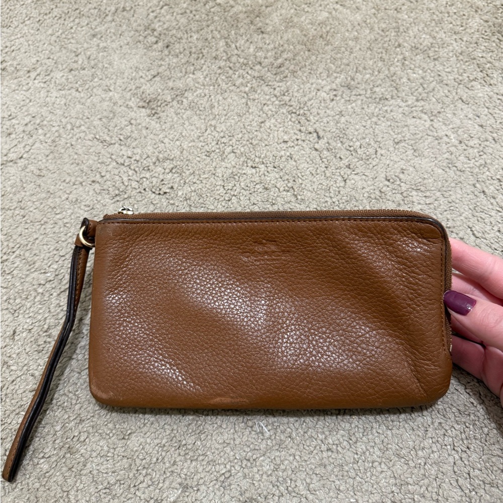 Coach Tan Wristlet
